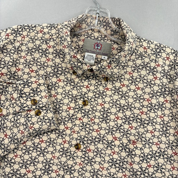 The Territory Ahead Other - Territory Ahead Shirt Mens XL Button Down Cowboy Western Barbed Wire Pattern VTG